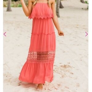 Strapless Maxi Dress